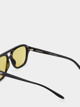 Balenciaga Black Daily Pilot Acetate Sunglasses