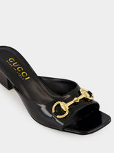 Gucci Black Signora Horsebit Slide Sandals