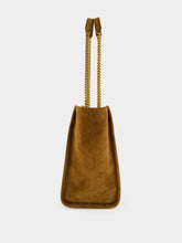 Saint Laurent Caramel Cognac Niki Suede Shopping Bag