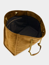 Saint Laurent Caramel Cognac Niki Suede Shopping Bag
