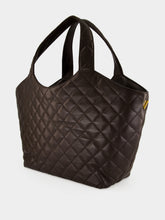Saint Laurent Dark Chocolate Icare Medium Quilted Bag