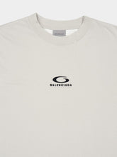 Balenciaga Light Grey and White Hybrid Double T-Shirt