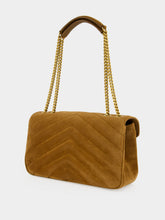 Saint Laurent Caramel Cognac Loulou Medium Suede Bag