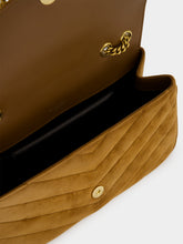 Saint Laurent Caramel Cognac Loulou Medium Suede Bag