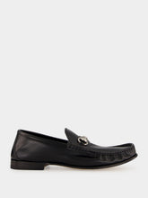 Gucci Black Leather Lugano Loafer
