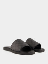 Gucci Black GG Canvas Slide Sandals
