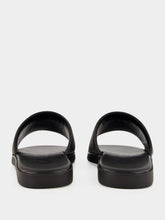 Gucci Black GG Canvas Slide Sandals