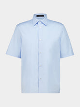 Gucci Light Blue GG Cotton Poplin Shirt