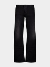 Gucci Black Flared Stretch Denim Jeans