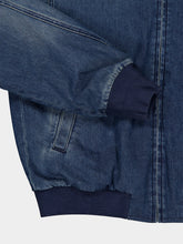 Gucci Blue Reversible Washed Denim Zip Jacket