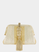 Serena Uziyel Gold and Silver Alessa Clutch Bag