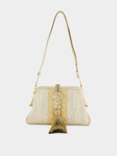 Serena Uziyel Gold and Silver Alessa Clutch Bag