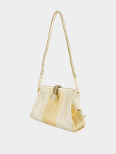Serena Uziyel Gold and Silver Alessa Clutch Bag