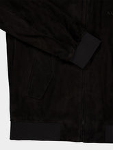 Gucci Black Lightweight Suede Bomber Jacket