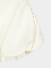Balenciaga Ivory Halter Neck Wool Mini Dress