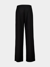 Gucci Black Light Wool Wide-Leg Trousers