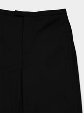 Gucci Black Light Wool Wide-Leg Trousers