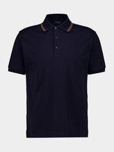 Gucci Dark Blue Cotton Piqué Polo Shirt