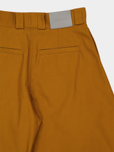 Balenciaga Camel Cotton Bermuda Wide-Leg Pants