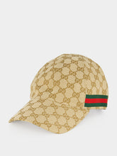 Gucci Sand and Brown GG Canvas Baseball Cap