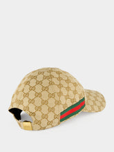 Gucci Sand and Brown GG Canvas Baseball Cap