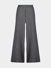 Gucci Grey Mélange Cotton Silk Jersey Trousers