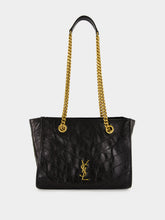 Saint Laurent Black Niki Small Vintage Leather Shopping Bag