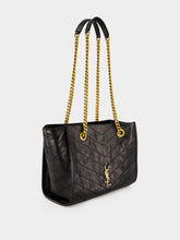 Saint Laurent Black Niki Small Vintage Leather Shopping Bag