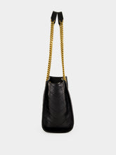 Saint Laurent Black Niki Small Vintage Leather Shopping Bag