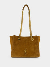 Saint Laurent Caramel Cognac Niki Small Suede Shopping Bag