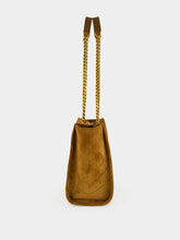 Saint Laurent Caramel Cognac Niki Small Suede Shopping Bag