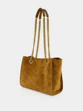 Saint Laurent Caramel Cognac Niki Small Suede Shopping Bag