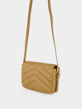 Saint Laurent Natural Tan Loulou Toy Crossbody Bag