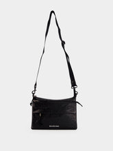 Balenciaga Black Explorer Double Pouch Messenger Bag