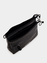 Balenciaga Black Explorer Double Pouch Messenger Bag