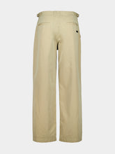 McQueen Beige Cotton Gabardine Chinos
