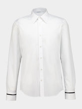 McQueen White Cotton Button-Up Shirt
