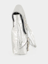 Balenciaga Silver Le City Leather Clutch
