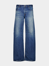 McQueen Blue Relaxed Fit Cotton Jeans