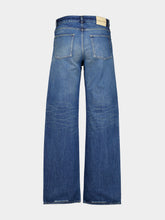 McQueen Blue Relaxed Fit Cotton Jeans