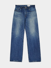 McQueen Blue Relaxed Fit Cotton Jeans