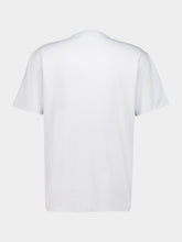 McQueen Grey Embossed Skull Cotton T-Shirt