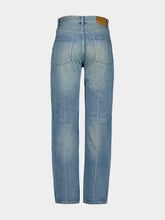 Saint Laurent Authentic Medium Blue Straight-Leg Jeans