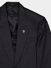 Gucci Black Pinstripe Wool Suit