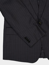 Gucci Black Pinstripe Wool Suit