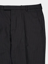 Gucci Black Pinstripe Wool Suit