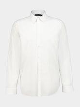 Gucci White Long-Sleeved Cotton Shirt