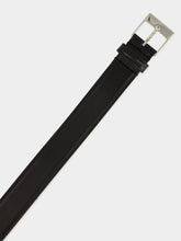 Gucci Black Leather Belt with Squared Buckle