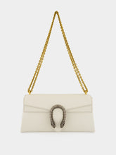 Gucci White Leather Dionysus Medium Shoulder Bag