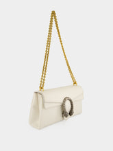 Gucci White Leather Dionysus Medium Shoulder Bag